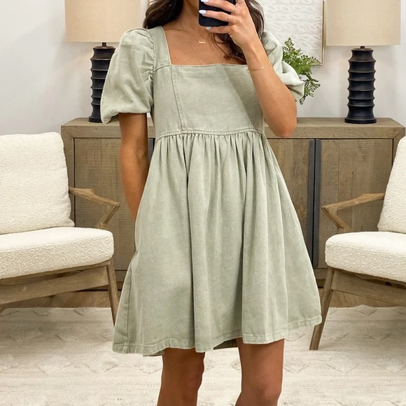 Shop Talulah Dresses & Skirts - Shop Talulah Rossi Cotton Puff Sleeve Dress